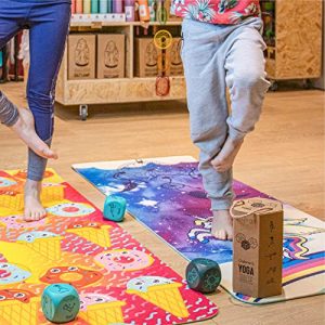 Myga Eco-Friendly Kids Yoga Mat with Poses – Non-Slip Grip