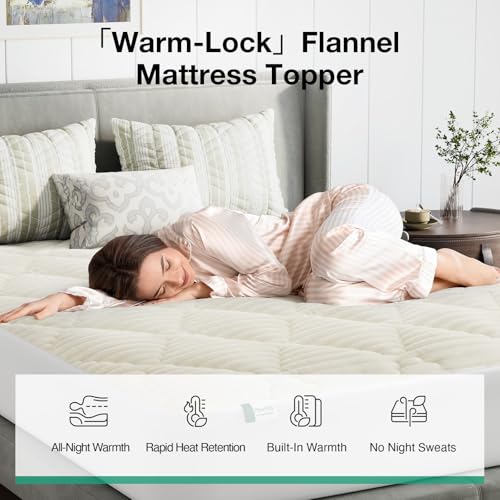 Novilla Soft Queen Mattress Topper - Plush & Warm Comfort - Image 3