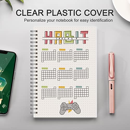 AHGXG 3-Pack A5 Spiral Dotted Journals - 100 GSM Paper - Image 6