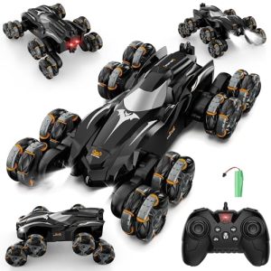jopeaa 8WD RC Stunt Car with Auto Demo, Lights & Music