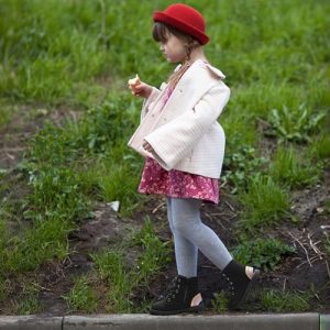 shoeslocker Girls’ Rainbow Fashion Ankle Boots – Suede