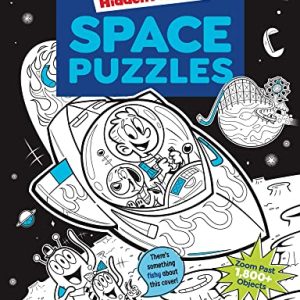 Solar System Puzzle Book for Kids 6-12: Space Activities & Games