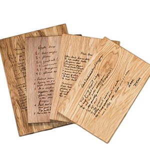 Personalized Engraved Recipe Cutting Board Gift