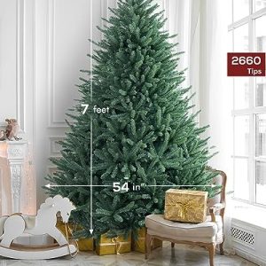7FT Pre-lit Artificial Spruce Christmas Tree – Dual LED