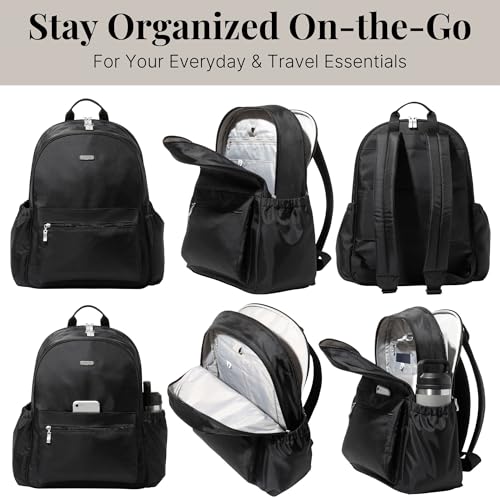 Baggallini Essential 16" Laptop Backpack | Lightweight Travel - Image 4
