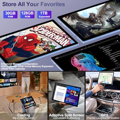 Android 15 Tablet with Keyboard & Gemini AI | 10" HD Display - Image 6