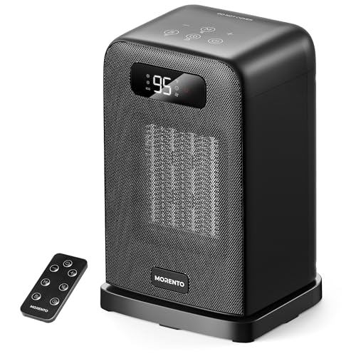 MORENTO Portable Quiet Space Heater with ECO Mode & Timer