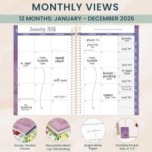 2026 Pocket Planner: Weekly/Monthly Agenda Organizer