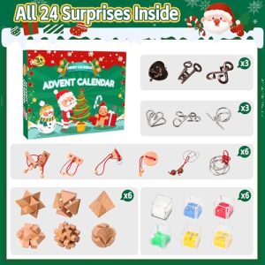 2025 Advent Calendar: Brain Teaser Puzzles for All Ages