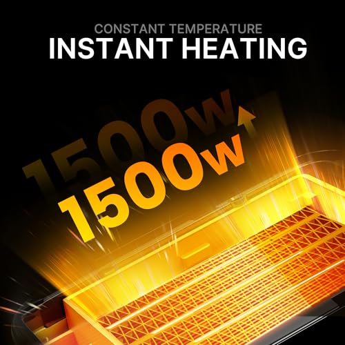 MORENTO Portable Quiet Space Heater with ECO Mode & Timer - Image 3