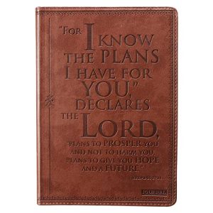 Christian Art Gifts Jeremiah 29:11 Bible Verse Journal