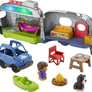 Fisher-Price Little People Light-Up Learning Camper Playset