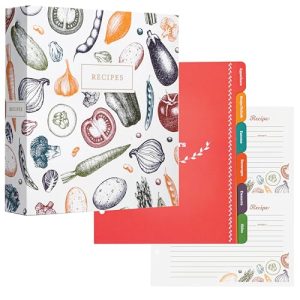 Jot & Mark Autumn Harvest 3-Ring Recipe Binder Kit