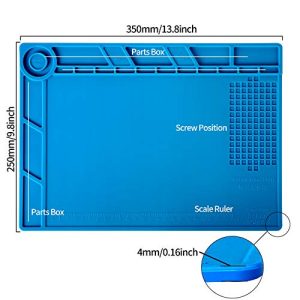 Kaisi S-140 Magnetic Silicone Soldering Mat – Heat Resistant