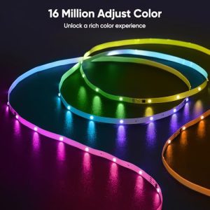 ERBTY 65.6ft RGBIC LED Strip Lights: App & Remote Control