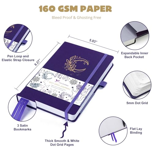 VIVID SCRIBBLES A5 Dotted Journal - 160 GSM, 200 Pages - Image 2