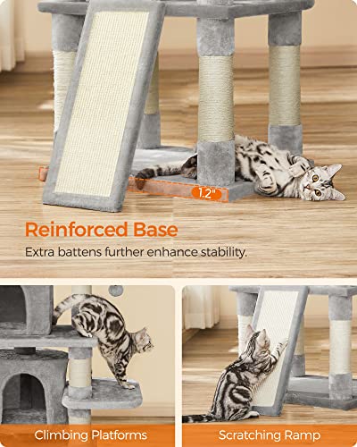 Feandrea 67" Multi-Level Cat Tree Tower for Large Cats - Image 9