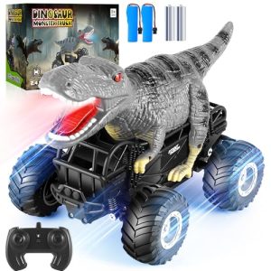 Manercey All-Terrain RC Monster Truck with Lights for Kids