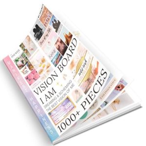 EggSun Vision Board Kit: 1200+ Images & Quotes (Pink)