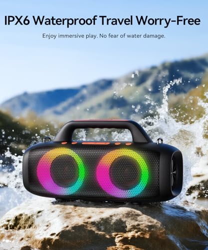 BassBloom Roar 1: 60W Deep Bass IPX6 Bluetooth Speaker - Image 6
