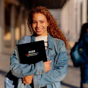 2026 Weekly & Monthly Planner 8.5″x11″ – Classic Black