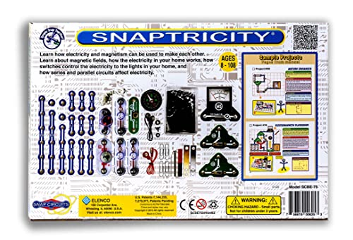 Snap Circuits Snaptricity: STEM Electronics Kit for Kids 8+ - Image 4