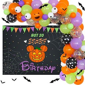 Cartoon Mouse Halloween & Birthday Balloon Arch Kit for Kids