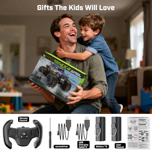 WayEee RC Waterproof Monster Truck - All-Terrain 4X4 - Image 7