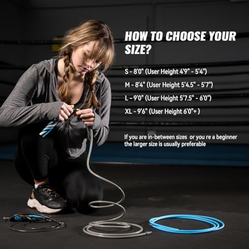 Hererope 3-in-1 Weighted Jump Rope Set for Fitness Training - Image 3