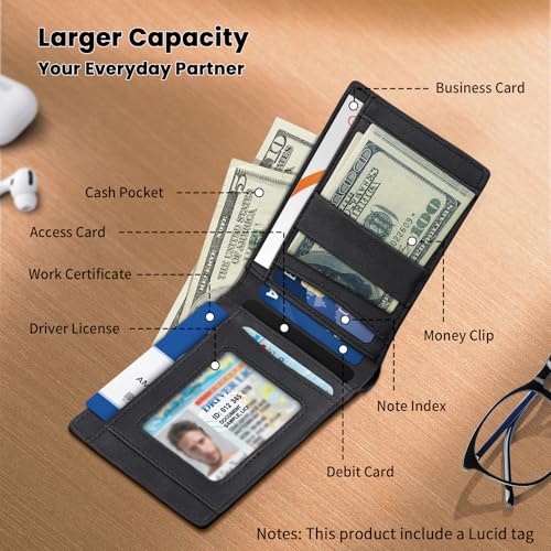 Slim AirTag Wallet | Minimalist Leather & Card Holder - Image 5