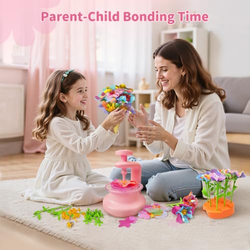 VNLINA DIY Fabric Flower Bouquets Craft Kit for Girls - Image 3