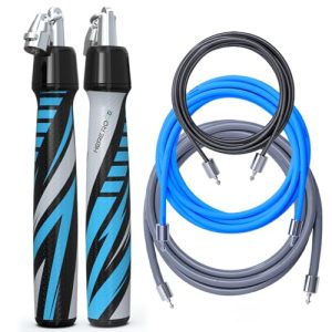 Hererope 3-in-1 Weighted Jump Rope Set for Fitness Training