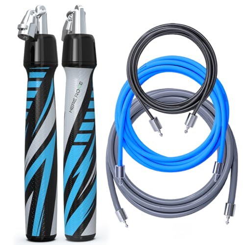 Hererope 3-in-1 Weighted Jump Rope Set for Fitness Training