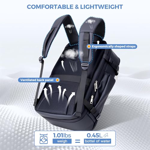 SHOWKOO 40L Expandable Travel Backpack | Airline Approved - Image 6