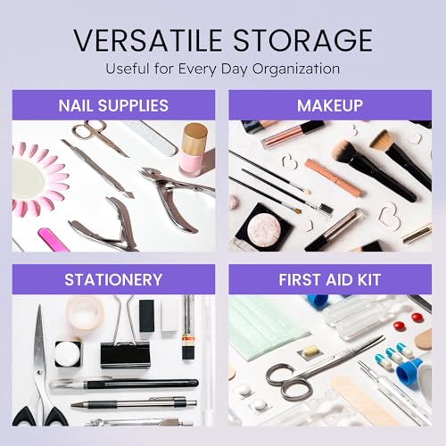 Beauticom Large Purple Storage Case for Nail Techs - Image 6