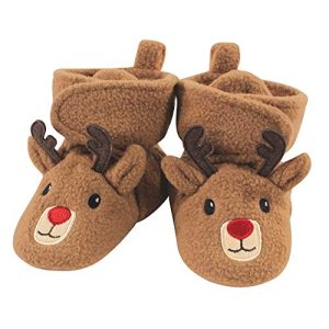 Hudson Baby Fleece Reindeer Booties – Warm & Cozy Socks