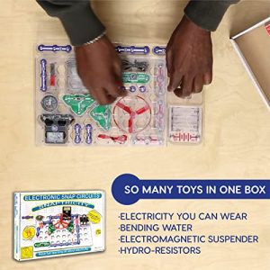 Snap Circuits Snaptricity: STEM Electronics Kit for Kids 8+
