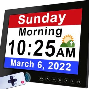 Véfaîî Extra Large Digital Clock with 30 Alarms & Reminders