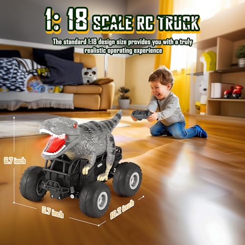Manercey All-Terrain RC Monster Truck with Lights for Kids - Image 3