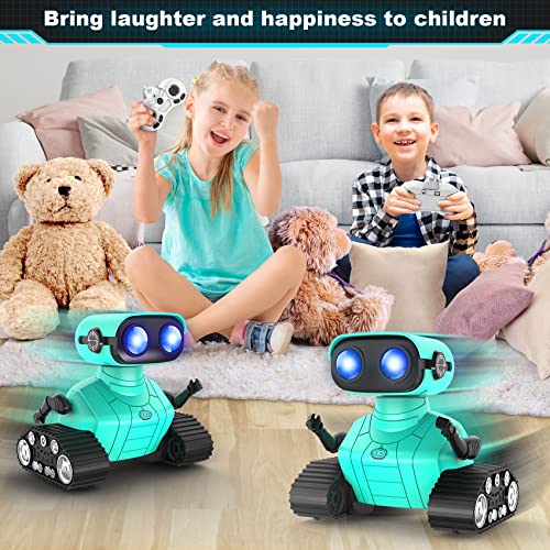 Rechargeable RC Robot Toy: Dance, Music & LED Eyes - Image 7