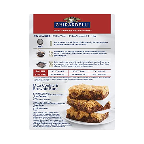 Ghirardelli Double Chocolate Premium Brownie Mix, 18oz - Image 8