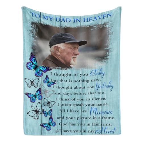 Personalized Memorial Photo Blanket - In Loving Memory