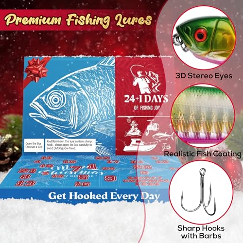 2025 Fishing Advent Calendar: Lures Set & Mystery Surprise - Image 5
