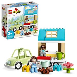 LEGO DUPLO Family House on Wheels 10986 – Toddler Toy Car