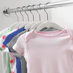 Casafield 50 Velvet Baby Hangers – Infant & Toddler Clothes