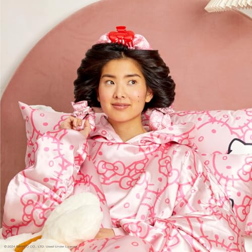 Hello Kitty Kitsch Satin Pillowcase & Scrunchies Set - Image 6
