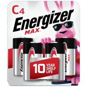 Energizer MAX C Batteries – 4 Pack Alkaline