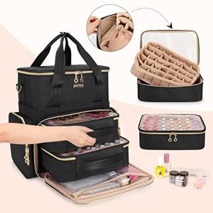 BAFASO Double Layer Nail Polish Organizer – 70 Bottles