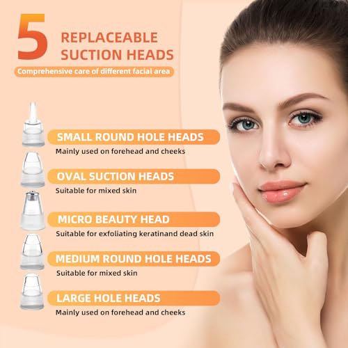 Pore Vacuum Blackhead Remover - USB Rechargeable Face Cleanser - Image 4