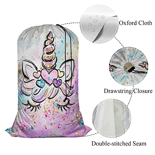 Swono Unicorn Laundry Bag - 28"x40" Locking Drawstring - Image 4